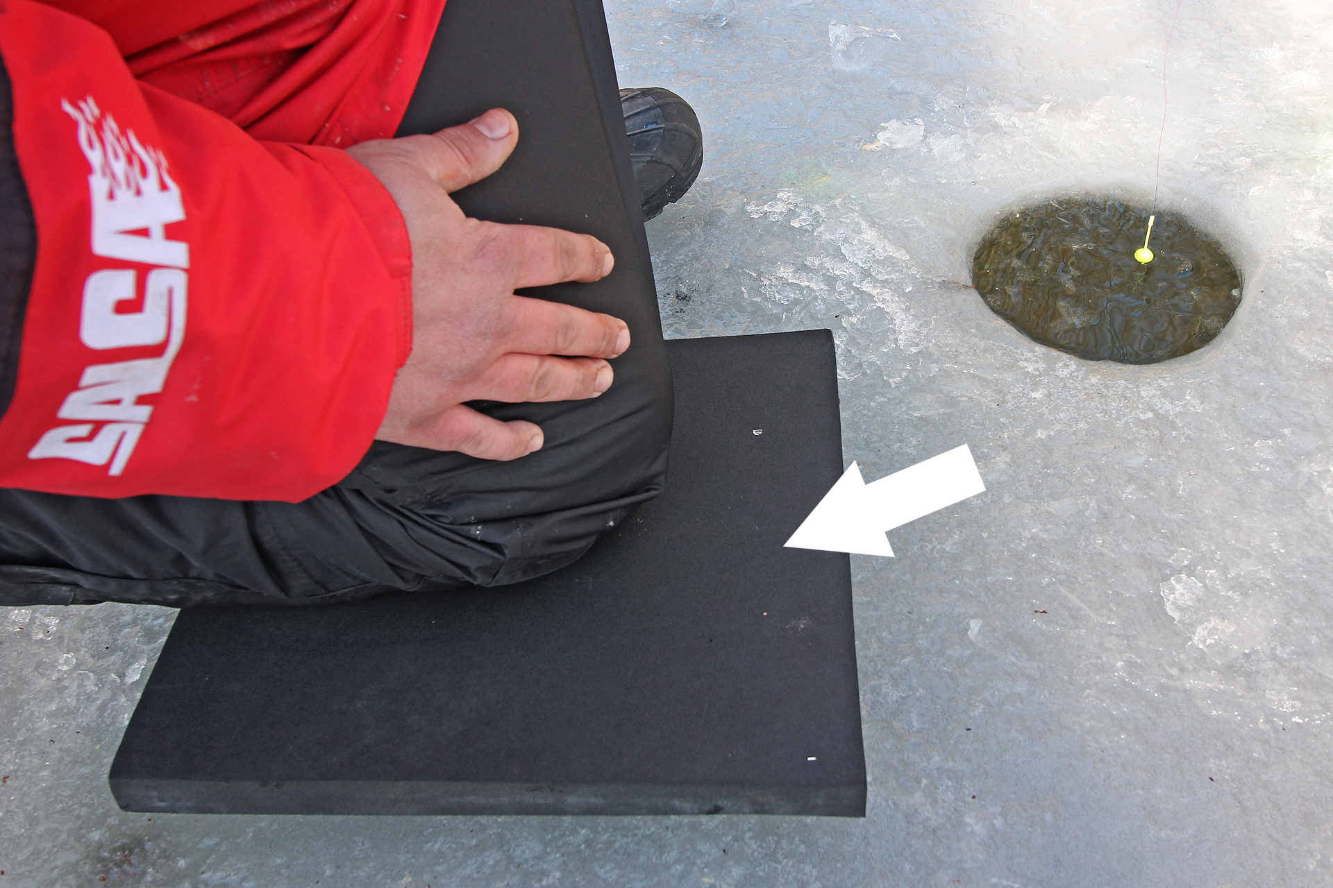 Schutz gegen Kälte beim Eisangeln