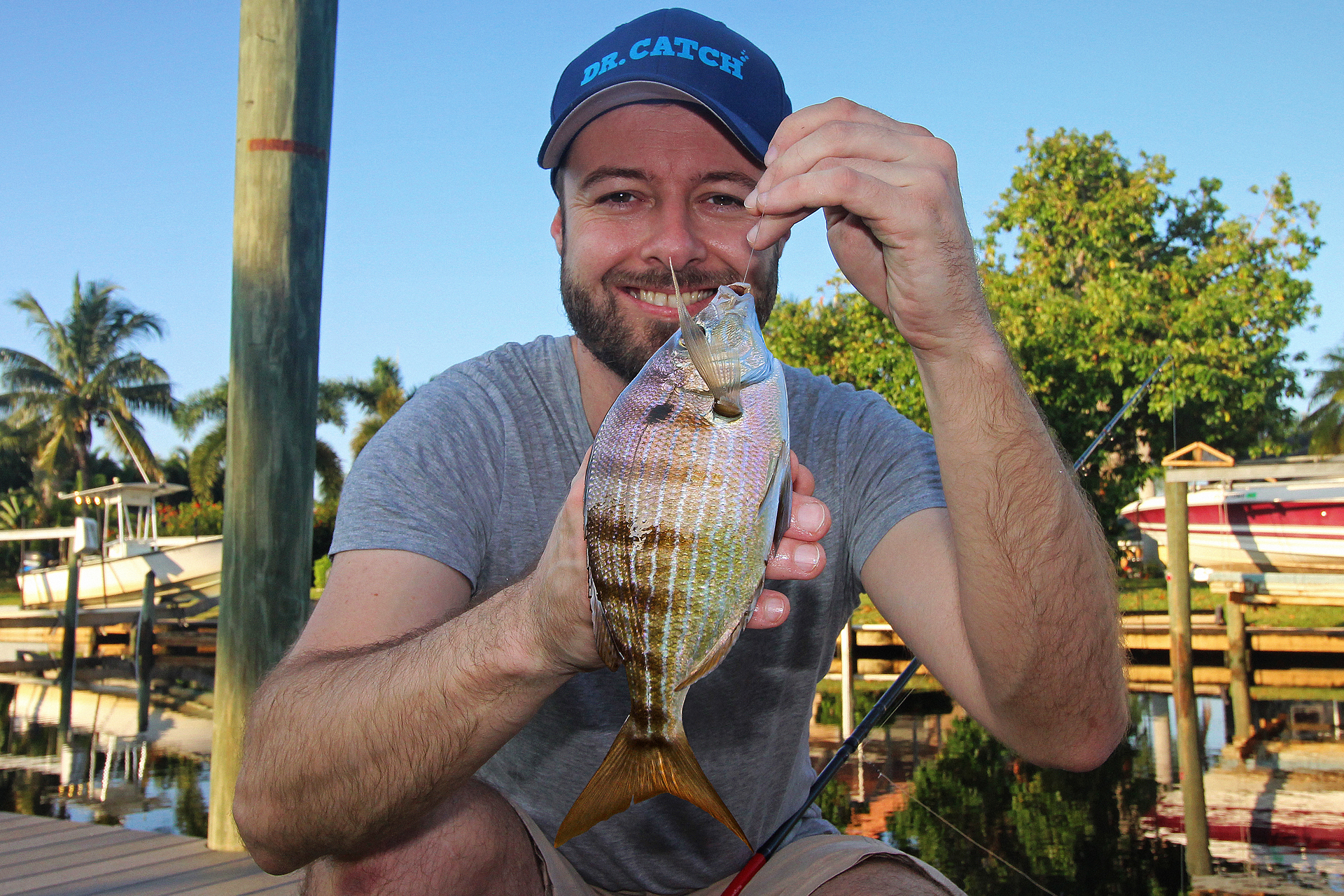 Angeln auf Pinfish in Florida, USA