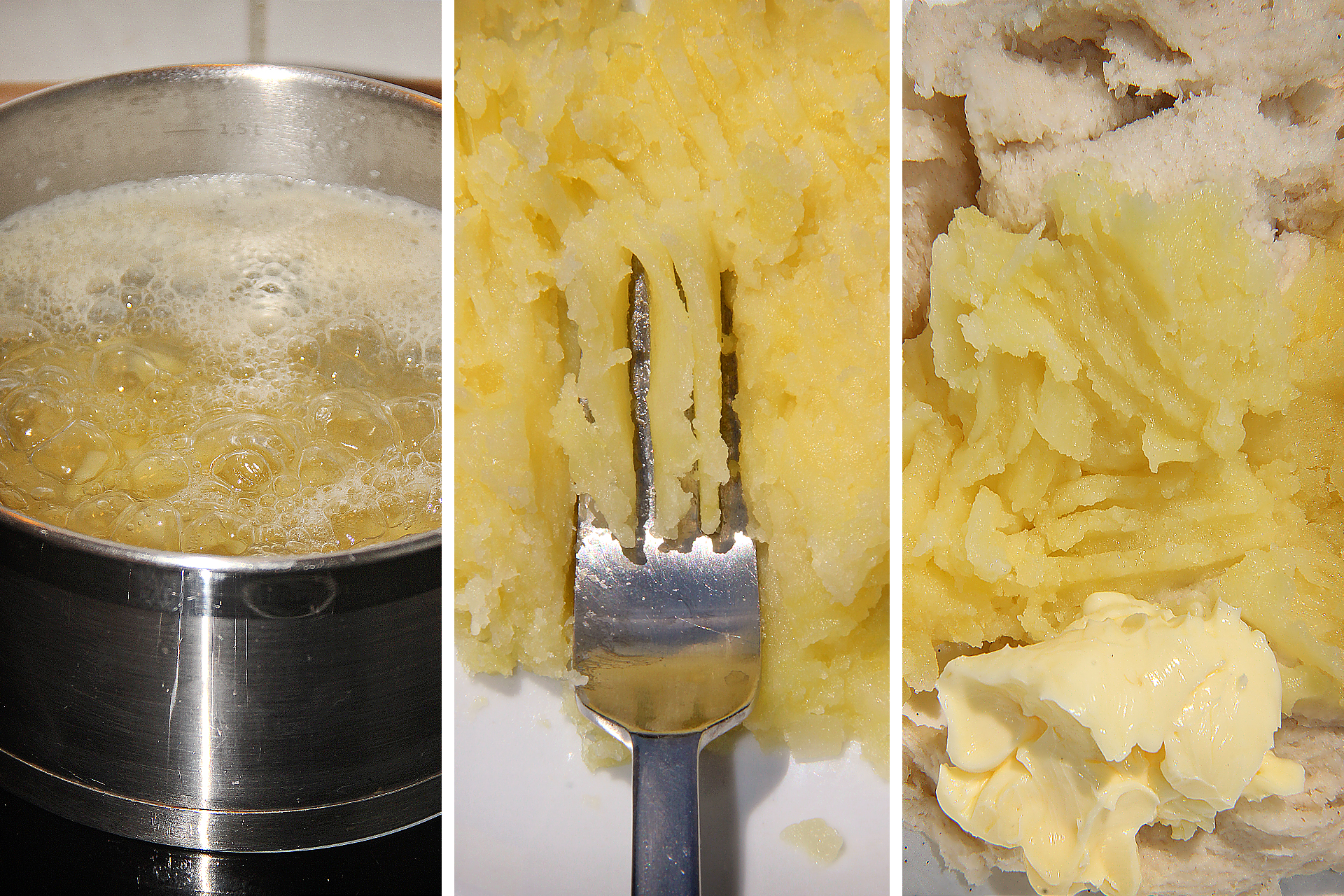 Karpfenteig mit Brot und Kartoffeln selber machen