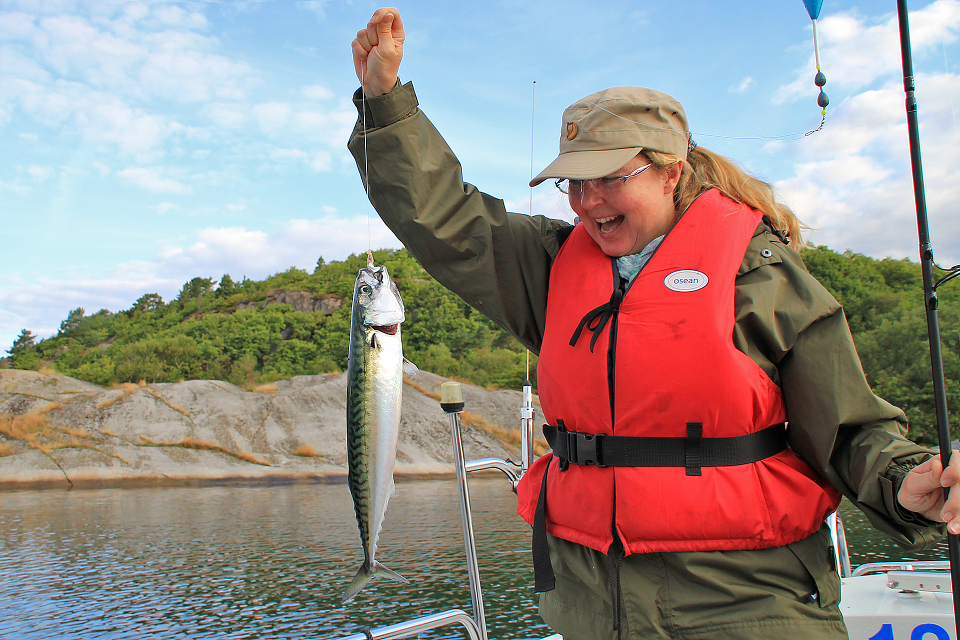 Makrelen angeln in Norwegen