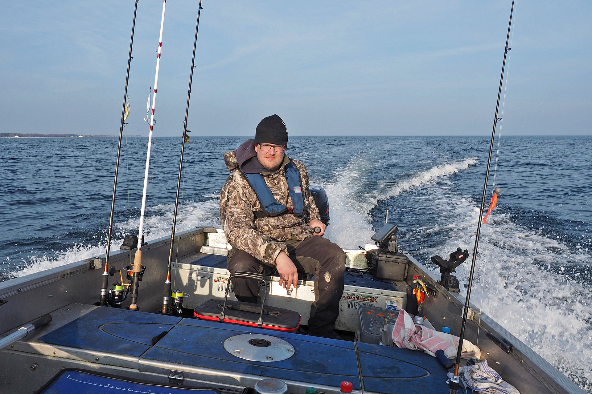 Auf der Ostsee angeln vom Boot