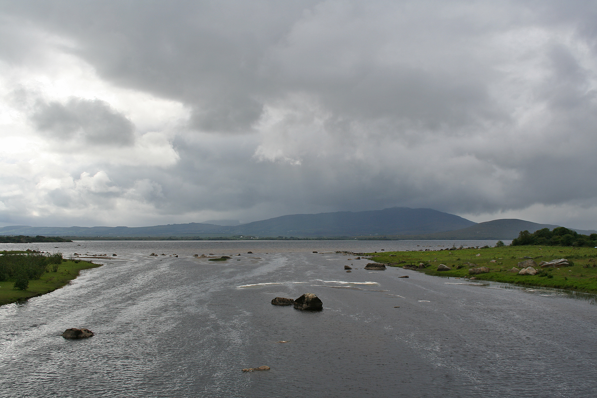 Der River Moy und der Lough Cullin