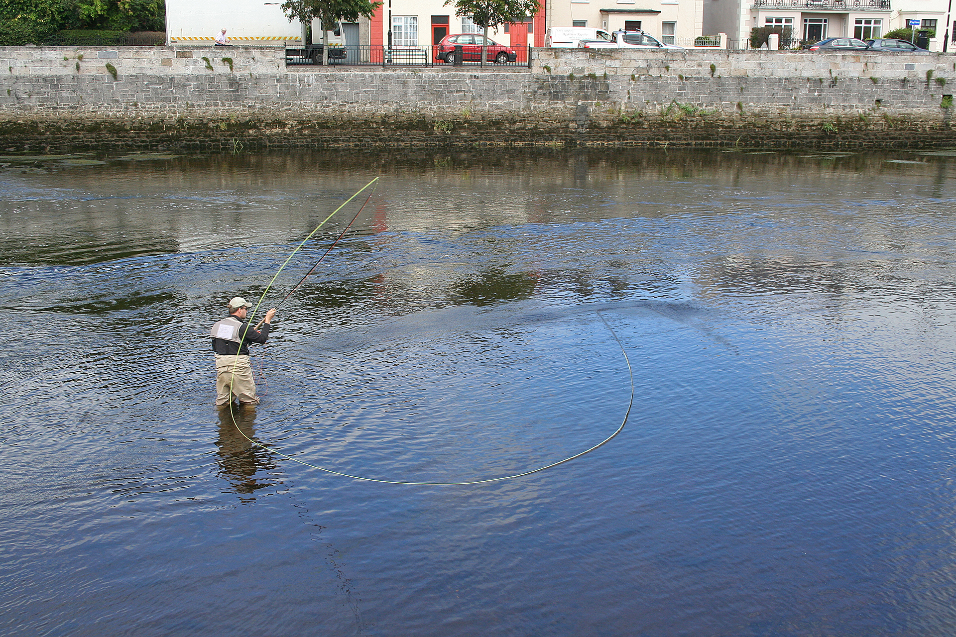 Fliegenfischen auf Lachs in Irland am River Moy
