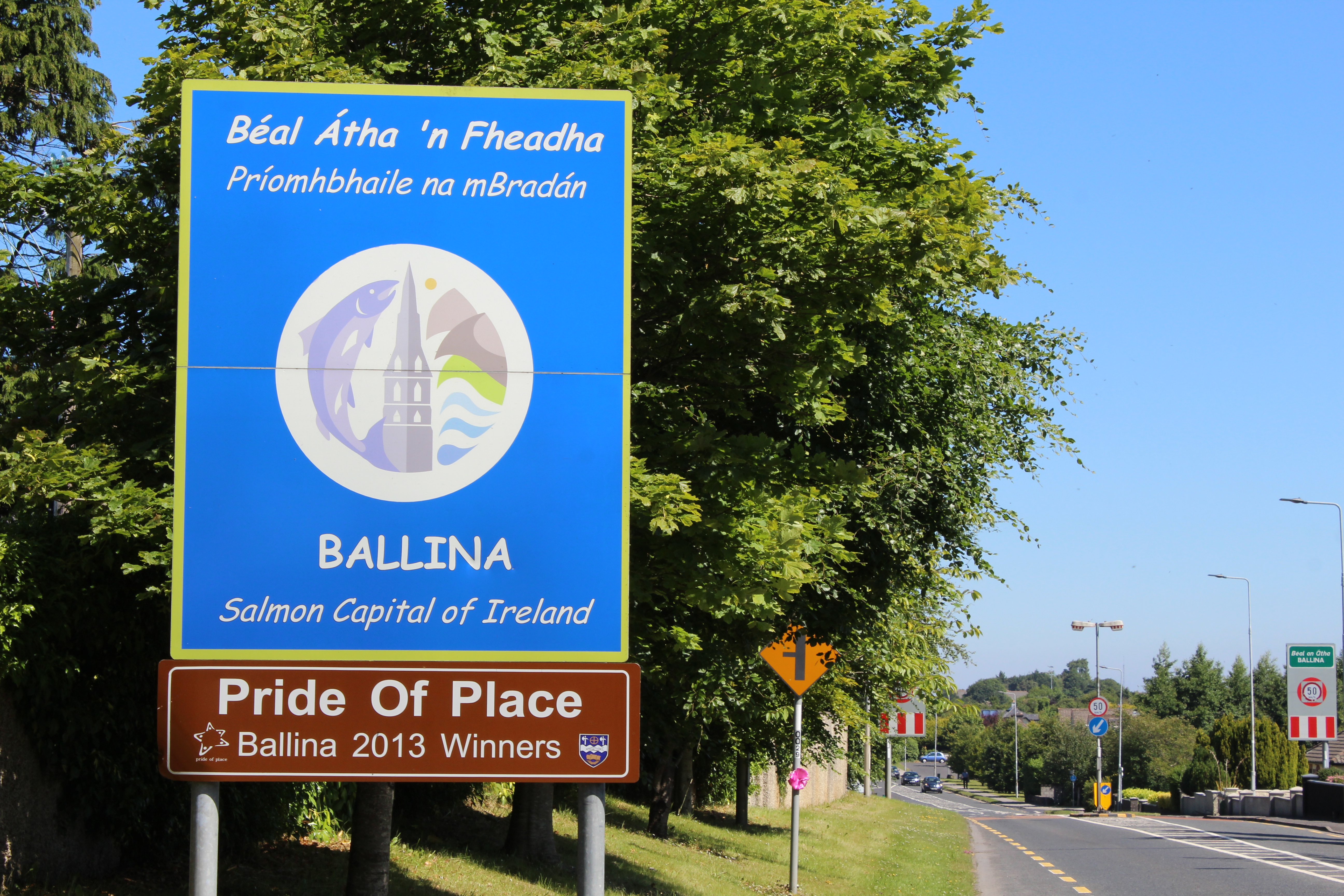 Lachshauptstadt Irlands: Ballina