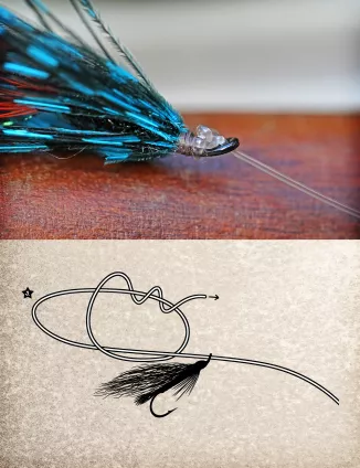 Fliegenfischen-Knoten Turle Knot